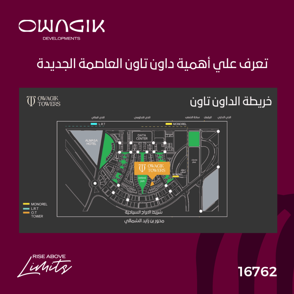 أهمية الداون تاون… وسط البلد الجديدة للعاصمة الجديدة